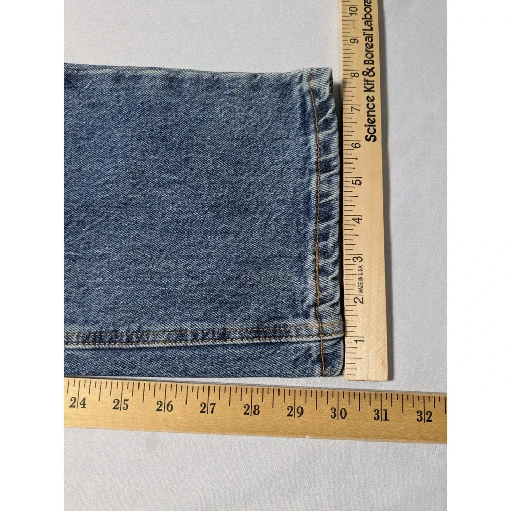 LEVIS 541 ATHLETIC TAPER Men 32X30 Blue Distressed Stretch Blend Denim Jeans NEW